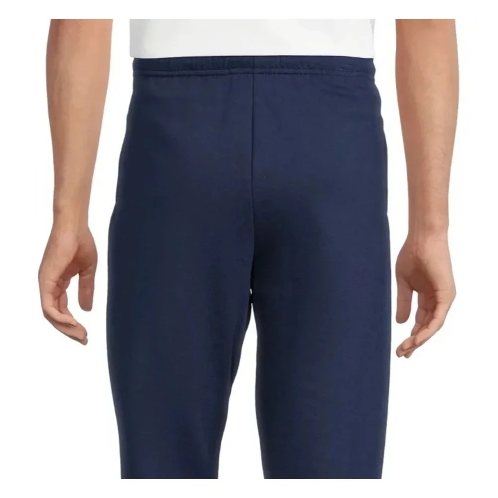Athletic Works Mens Fleece Elastic Bottom Pull On Sweatpants Blue Size M (32-34)